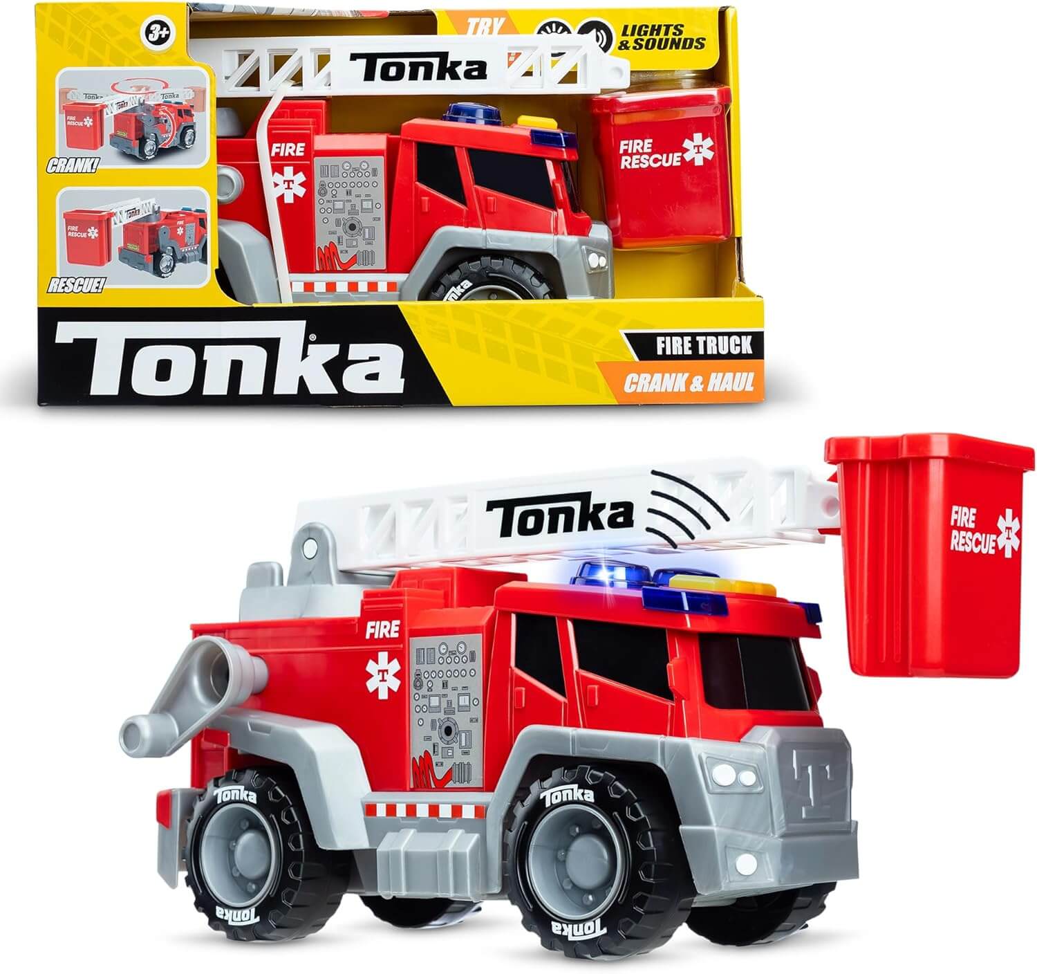 Tonka, Crank and Haul Fire Truck