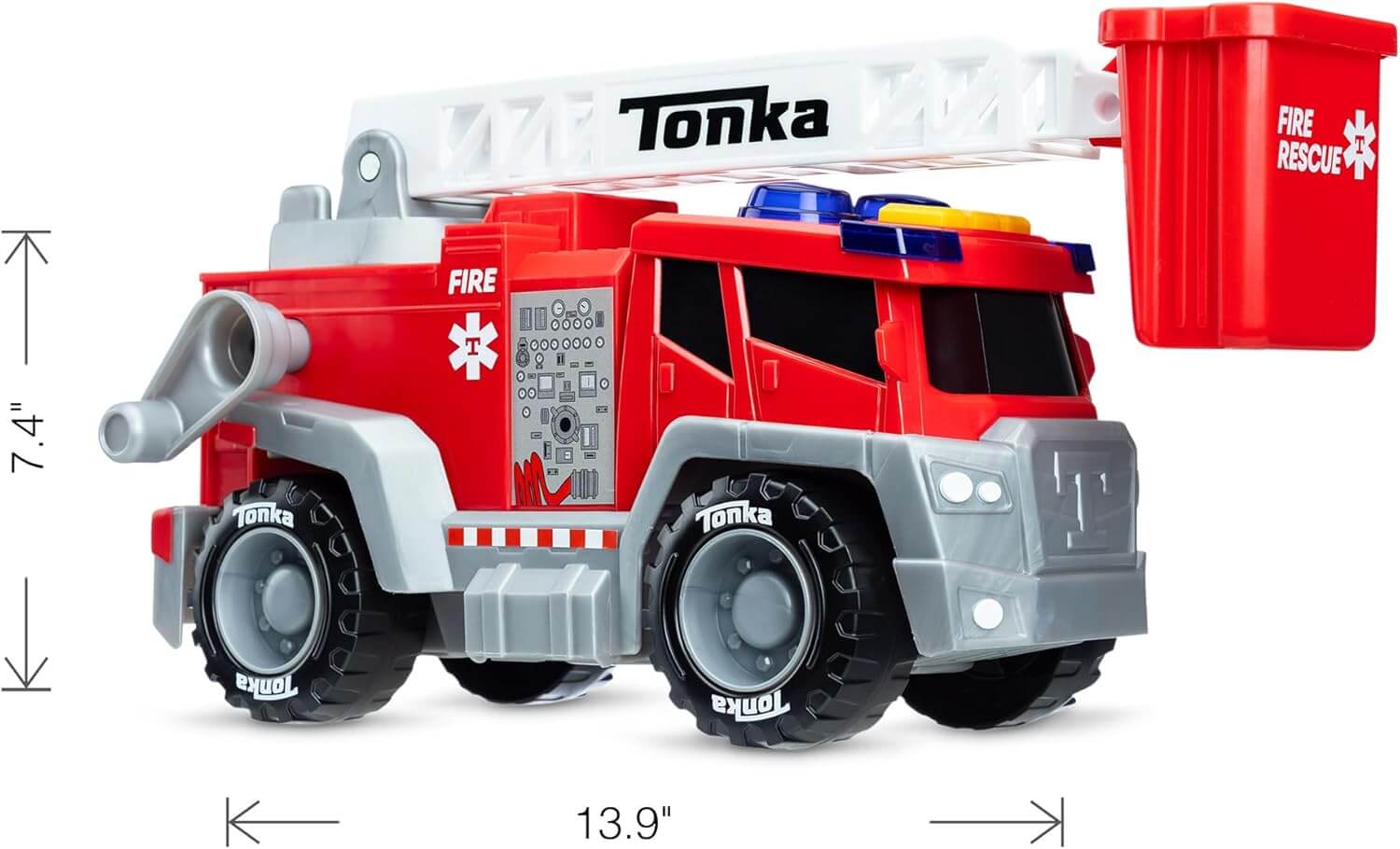 Tonka, Crank and Haul Fire Truck-2